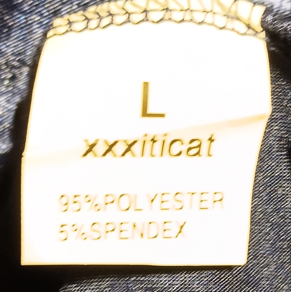 XXXITICAT EUC Women's Satin Cocktail Midi Dress, Dark Blue, Large - Picture 8 of 10